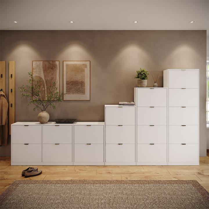 Produktbild Vicco Schuhkipper Gizmo, Weiss, 59 x 181.1 cm mit 5 Fächern (22 x 59 x 181.10 cm)