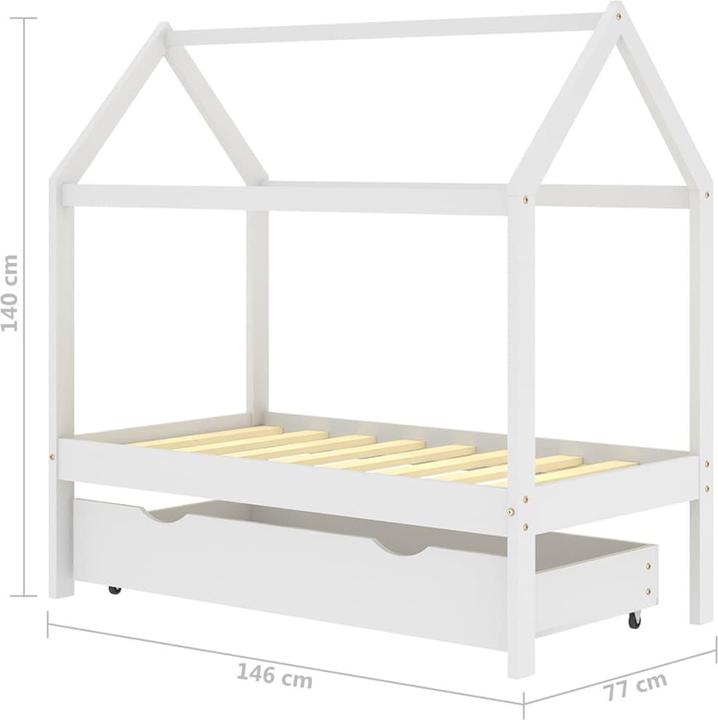 Produktbild vidaXL Kinder Bettrahmen (70 x 140 cm)