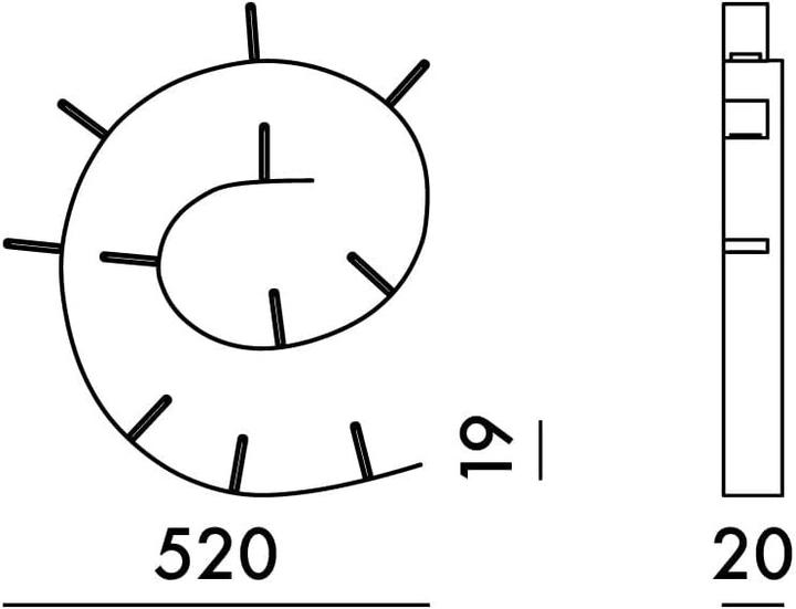 Actual product image Kartell Bookworm (520 x 20 x 19 cm)