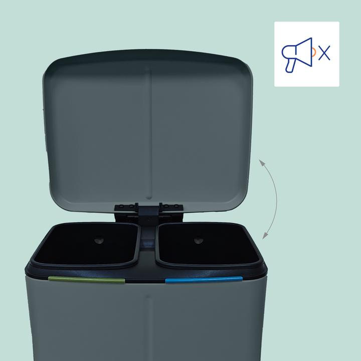 Produktbild Relaxdays Mülleimer 2 Fächer (40 l)