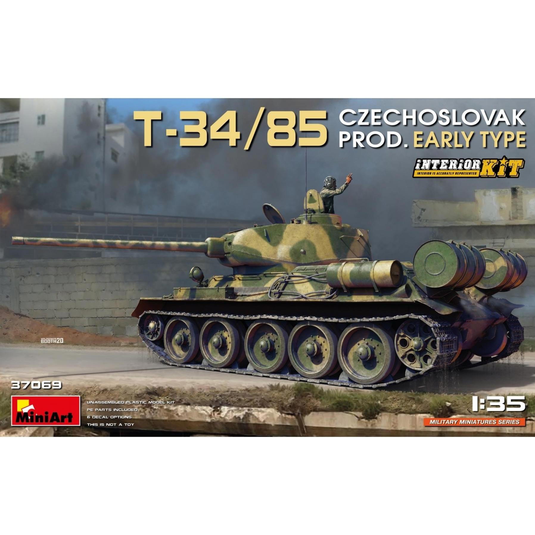 Mini art T-34/85 Czechoslovak Prod. Early Type. Interior Kit