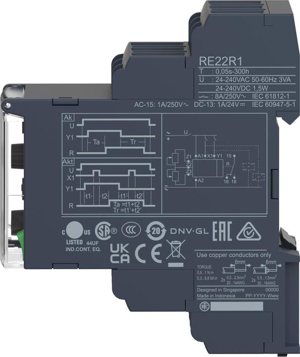Actual product image Schneider Electric Off Delay Timer Relay