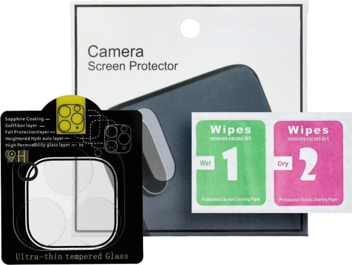 Actual product image Protective glass OEM 5D Full Glue Camera Tempered Glass - for iPhone 14 Pro Transparent (1 pcs., Apple iPhone 14 Pro)