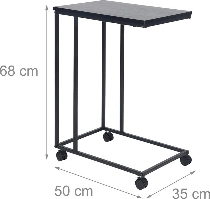 Image du produit Relaxdays Table d'appoint (50 x 35 x 68 cm)