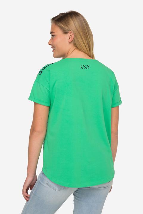 Actual product image Laurasøn Boat Neck Lobster Print T-Shirt Short Sleeve OEKO-TEX (M)