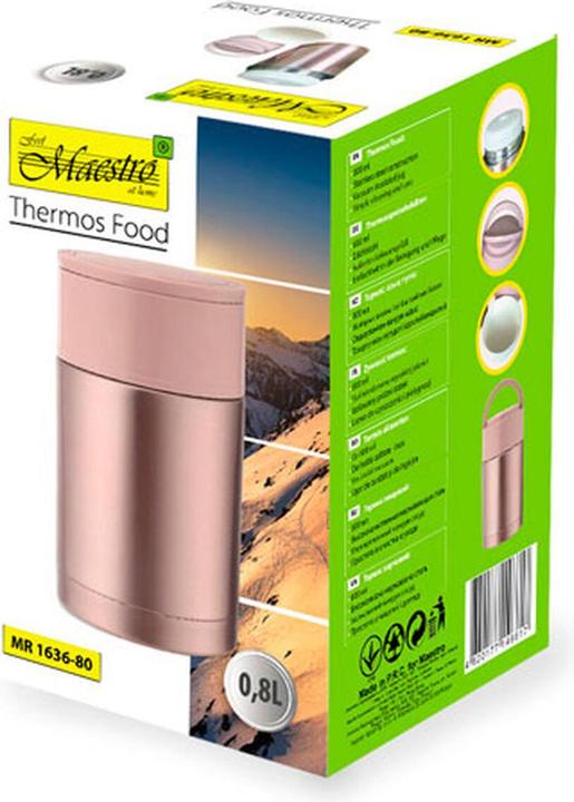 Actual product image Maestro Thermos for food 0.8L MR-1636-80 (0.80 l)