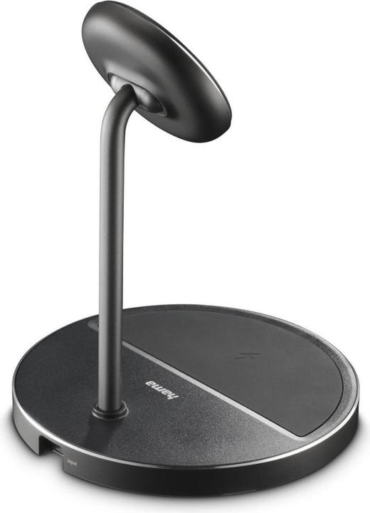 Image du produit Hama Kabelloses Qi2-Ladegerät, induktiv Schnellladen, 2in1-Ladestation, 15 W (15 W)