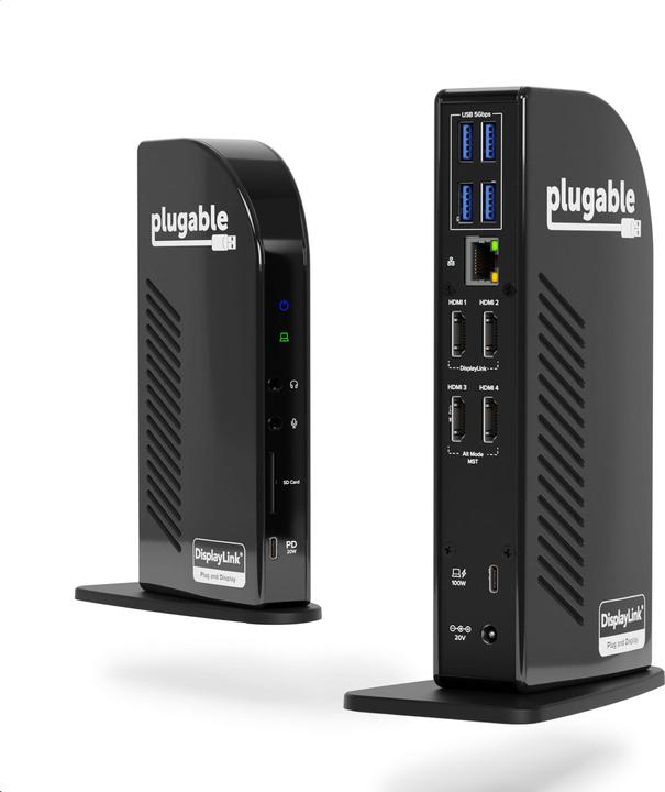 Produktbild Plugable UD-3900C4 (USB-C, 9 Ports)