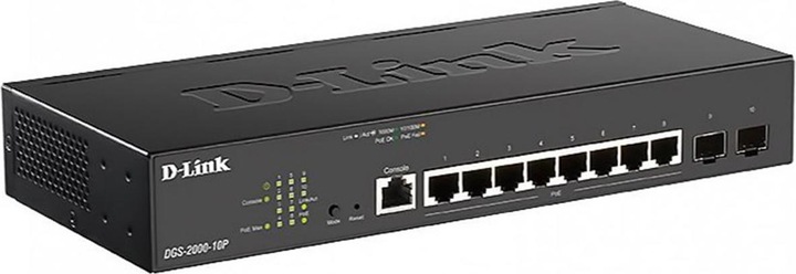 Produktbild D-Link PoE+ Switch DGS-2000-10P 10 Port (10 Ports)