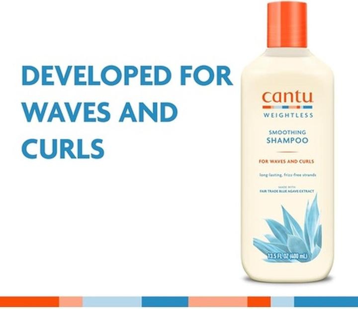 Actual product image Cantu Weightless Smoothing Shampoo 400ml (Liquid shampoo, 400 ml)