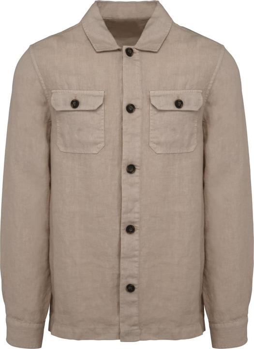 Actual product image Spasso Washed linen overshirt (L)