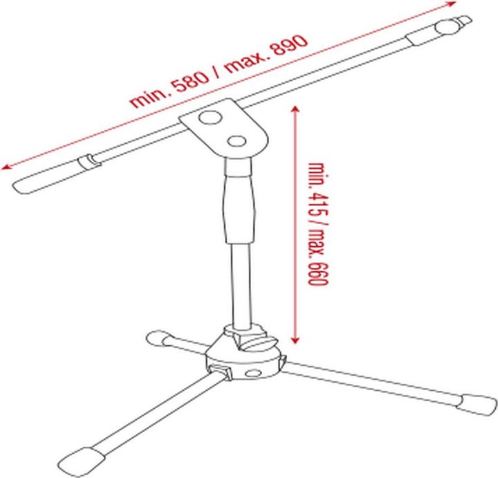 Actual product image DAP-Audio Microphone Stand Ergo2