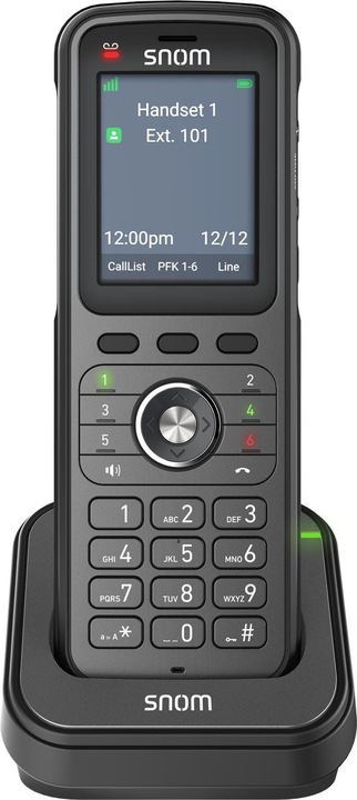 Actual product image Snom M56 IP67 certified DECT handset for M500