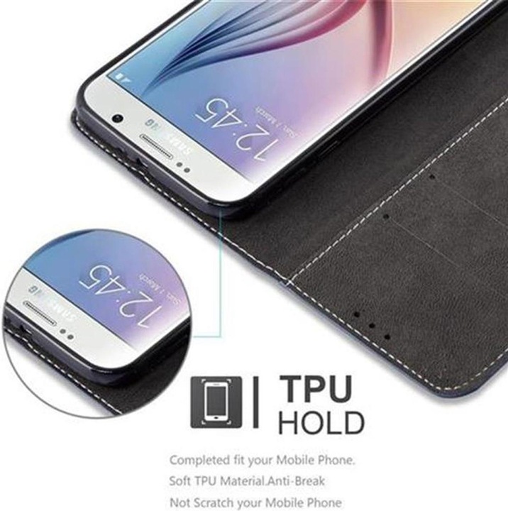 Actual product image Cadorabo Book X Wallet Cover (Samsung Galaxy S6)