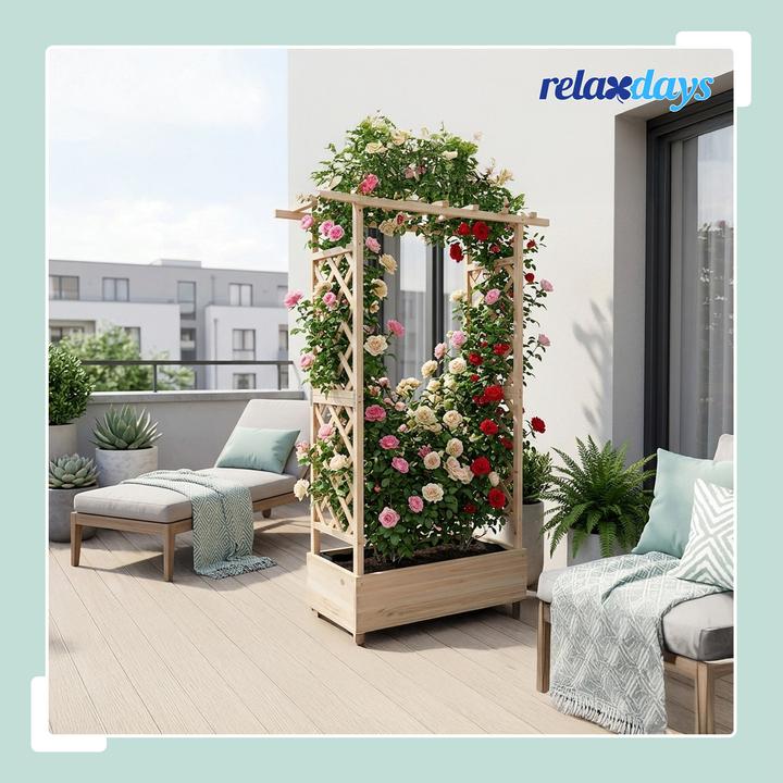 Actual product image Relaxdays Planter Trellis