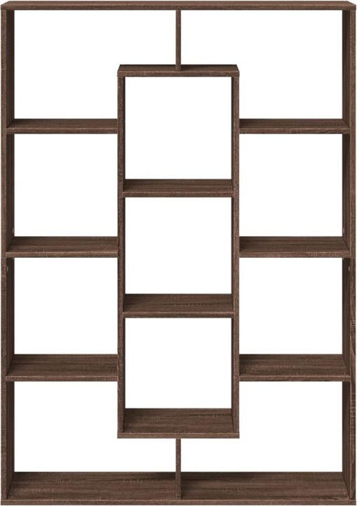 Immagine prodotto VidaXL Libreria Divisorio per la stanza Scaffale a parete Scaffale in piedi Scaffale in rovere marrone