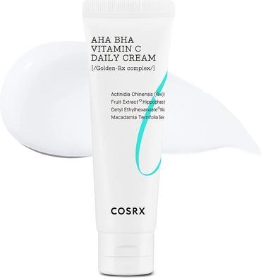 Actual product image Cosrx AHA BHA VITAMIN C Daily Cream 1.69 fl. oz 50 ml Face Cream Brightening Anti-Aging Plumping Nat (50 ml, Day cream)