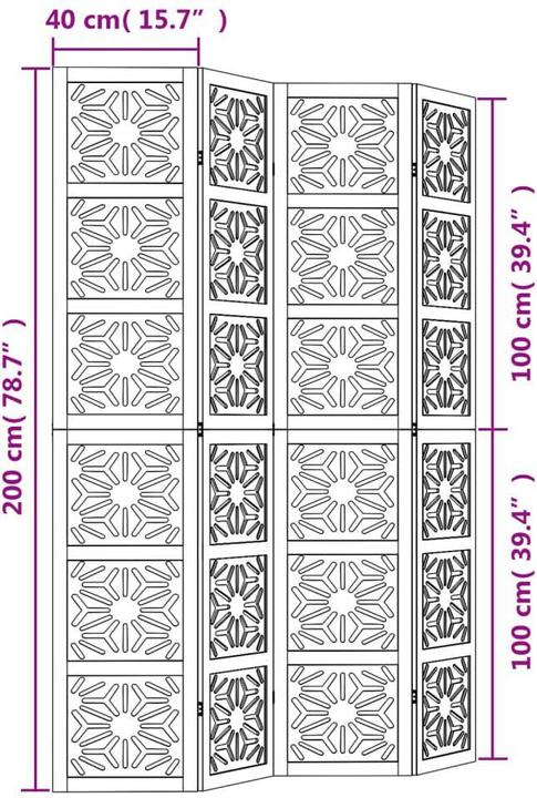 Immagine prodotto vidaXL Paravent