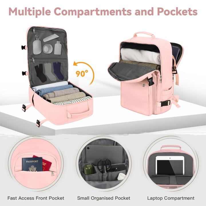 Produktbild Only-Bags.Store Handgepäck Flugzeug Reiserucksack, Handgepäck Rucksack