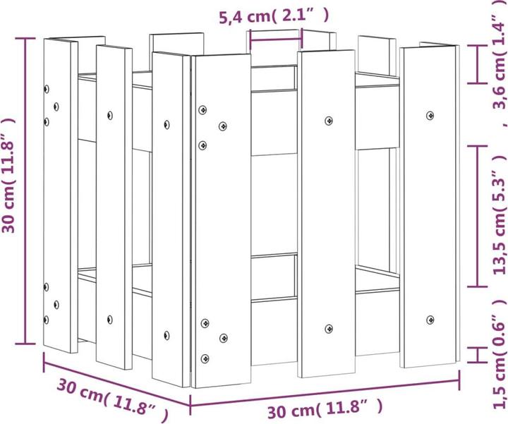 Produktbild vidaXL Pflanzkübel