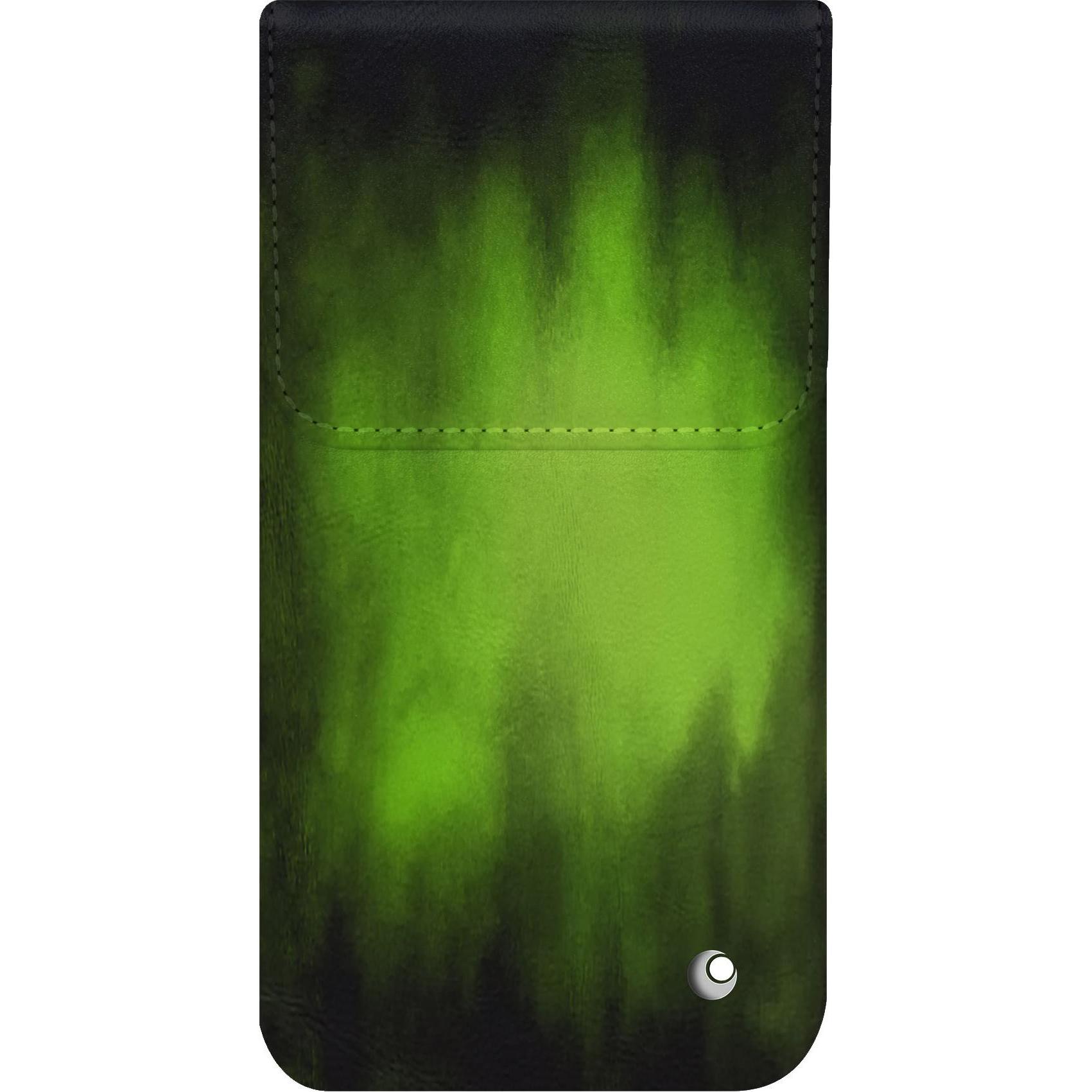 Noreve Lederschutzhülle (Apple iPhone 16), Smartphone Hülle, Grün