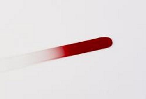 Actual product image FINigrana Glass nail file 140mm red