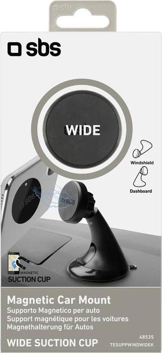 Actual product image SBS Magnetic car holder with Wide Line suction cup