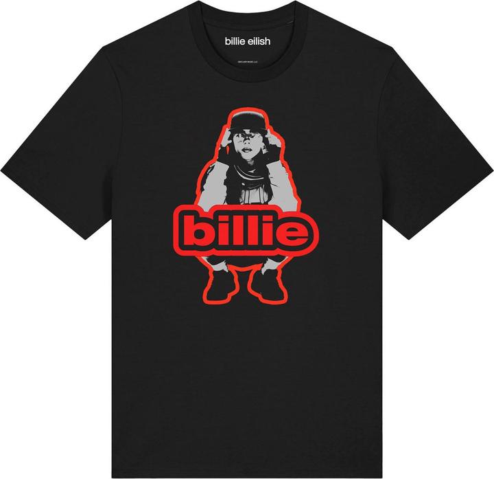 Actual product image Amplified Unisex Adult Pre Tour Skate Billie Eilish T-Shirt (XS)