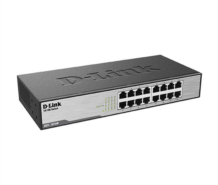 Produktbild D-Link DES-1016D: 16Port Switch, 100Mbps (16 Ports)