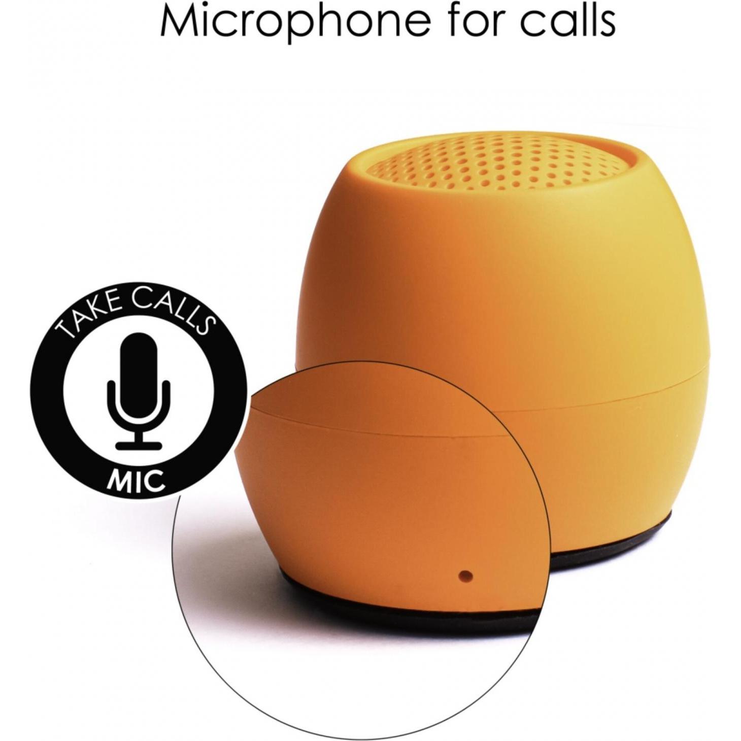 Thumbnail - Boompods Zero Bluetooth Lautsprecher Freisprechfunktion, stossfest, Wasserfest Orange (5 h, Akkubetrieb), Bluetooth Laut...