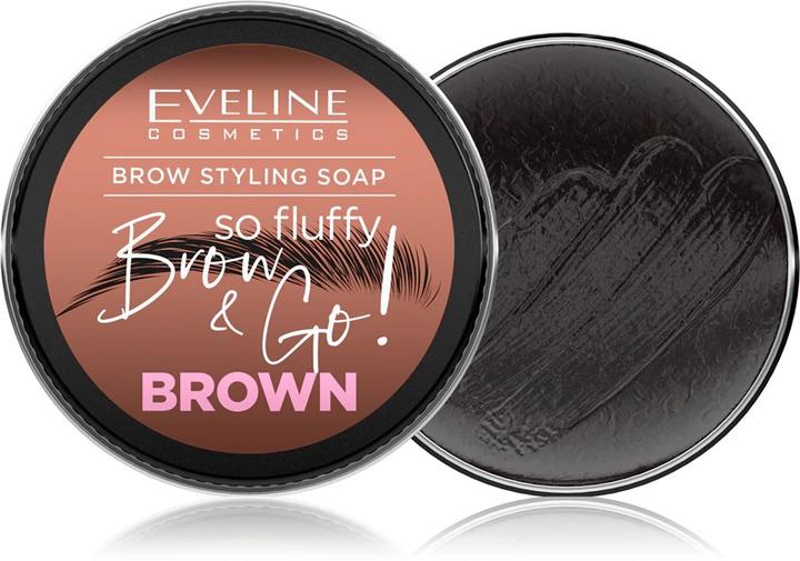 Produktbild Eveline Brow & Go! Eyebrow Styling Soap Brown 25G (Brown)