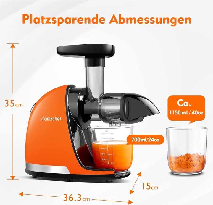 Image du produit Amzchef Extracteur de jus