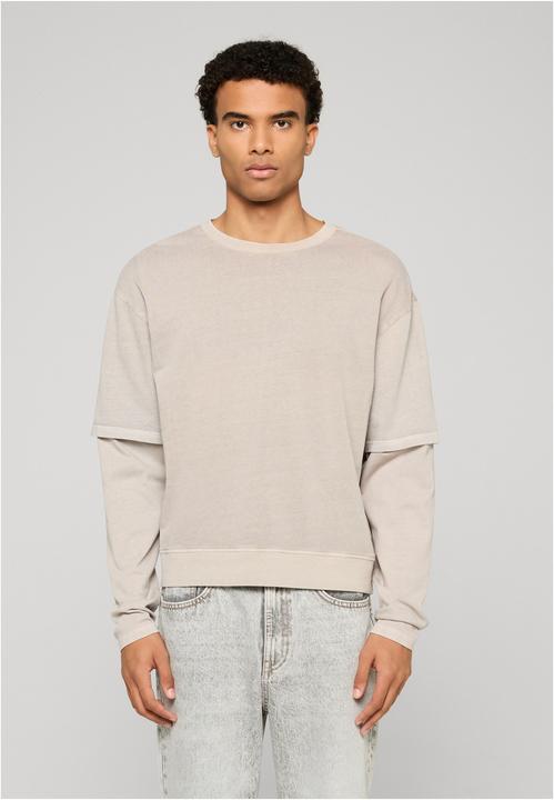Produktbild Urban Classics Washed Double Layered Longsleeve cloud XL (XL)