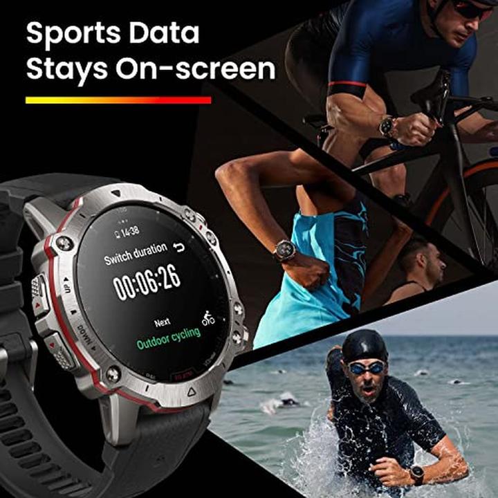 Actual product image Huami Smartwatch Amazfit Falcon Czarny (W2029OV1N) (47.20 mm)