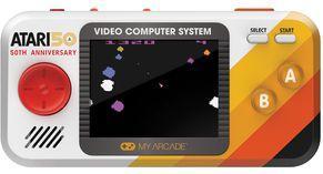 Actual product image Sombo My Arcade DGUNL-7015 Atari Pocket Player Pro Handheld Portable Gaming System 100 Games