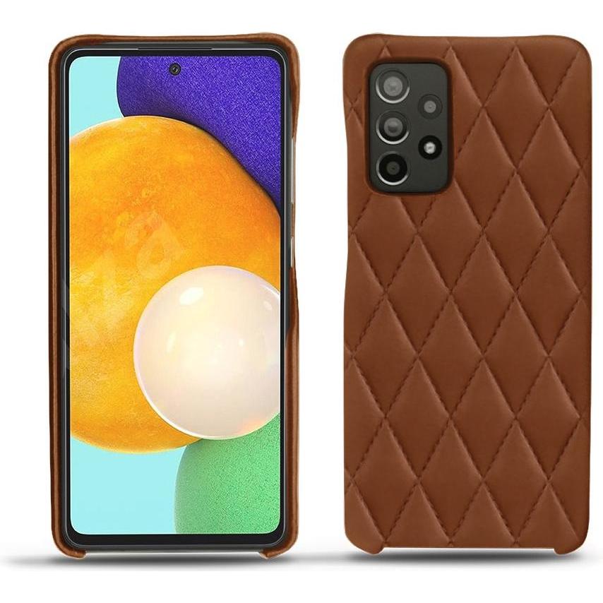 Noreve Lederschutzhülle (Samsung Galaxy A52), Smartphone Hülle, Braun