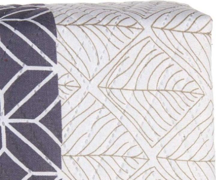 Image du produit Gift Wendbare Tagesdecke 240 x 260 cm sechseckig Blau Weiss Grau (6 Stück) (240 x 260 cm)