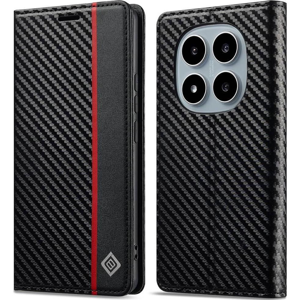 LC.Imeeke Xiaomi Redmi Note 15 5G - Hülle Carbon Fiber (Xiaomi Redmi 15 5G), Cover smartphone, Nero