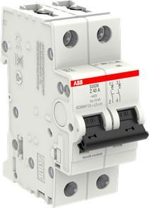 Produktbild ABB S202M-Z40 Sicherungsautomat 40A 2-polig 10kA Z-Charakter