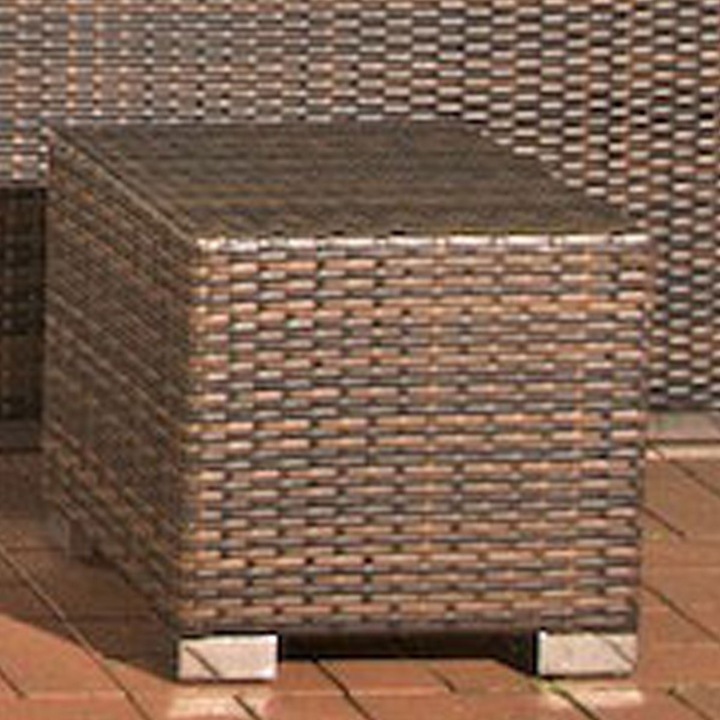 Immagine prodotto CLP Tavolino Barcelona in rattan piatto, marrone screziato