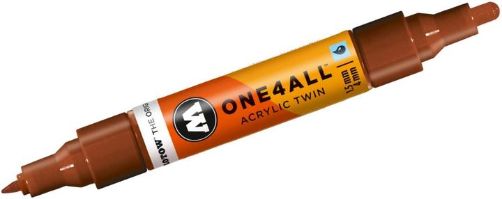 Produktbild Molotow Marqueur pour Maquettes - One4All Twin - Acrylique Noisette - 1,5/4mm - -092 - 15 cm (Haselnussbraun, 4 mm, 1 x)