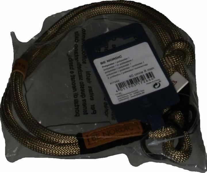 Produktbild Trixie BE NORDIC Zug-Stopp-Halsband S – M, 40 cm, Sand/Schwarz (M, S, Hund)