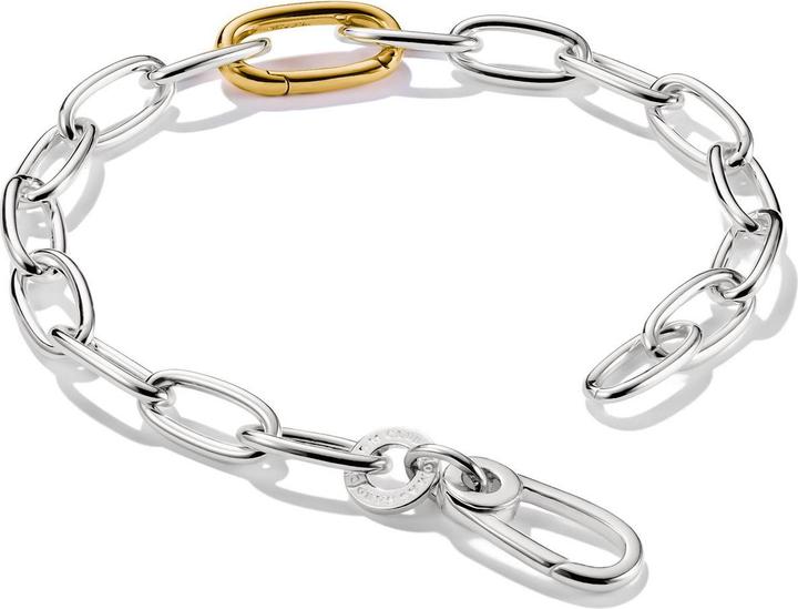 Image du produit Thomas Sabo Charm-Armband Bicolor mit einem Connect Link Silber (Argent 925)