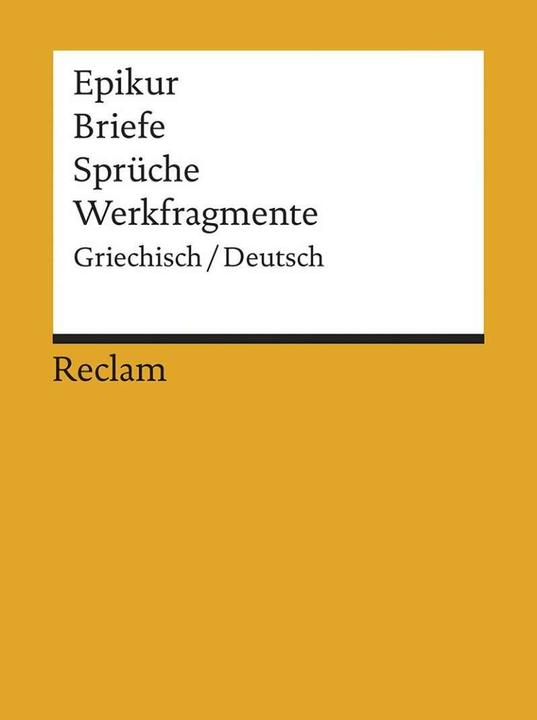 Produktbild Briefe, Sprüche, Werkfragmente (Deutsch, Epikur, 1986)