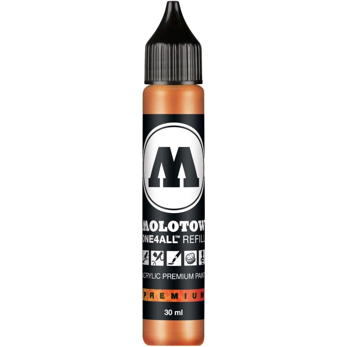Molotow, Ersatzpatrone, Nachfülltinte One4All für Permanentmarker 30ml saharabeige pastell (Nachfülleinheit, Beige)