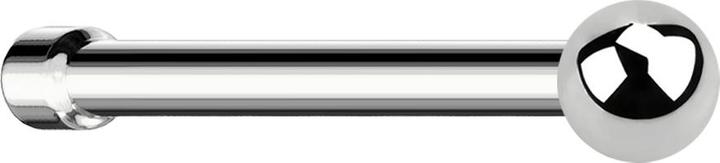 Immagine prodotto Star Piercing Nasenstecker gerade silber mit Kugel (senza ottone, Acciaio chirurgico 316L)
