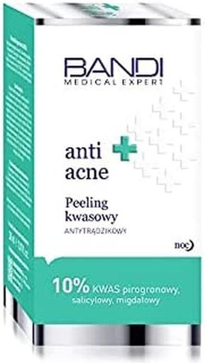 Immagine prodotto Bandai Bandi Medical Expert Anti Acne Acid Peel 30ml con Acido Piruvico, Salicilico e Mandelico (Scrub detergente, 30 ml)