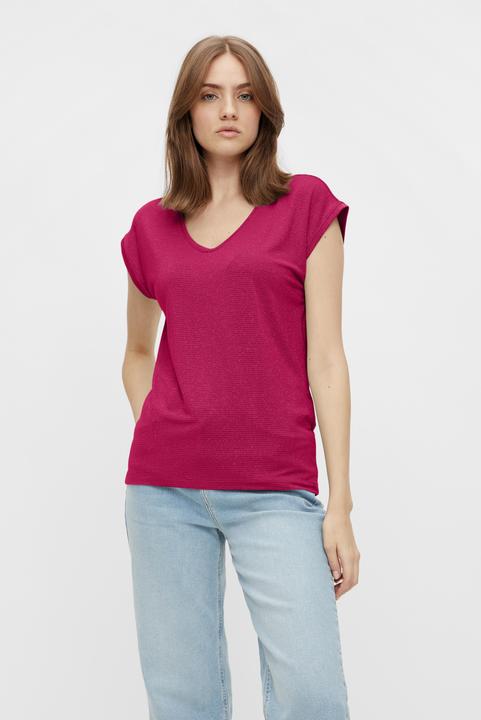 Actual product image Pieces Pcbillo Tee Lurex Stripes Noos Bc (S)
