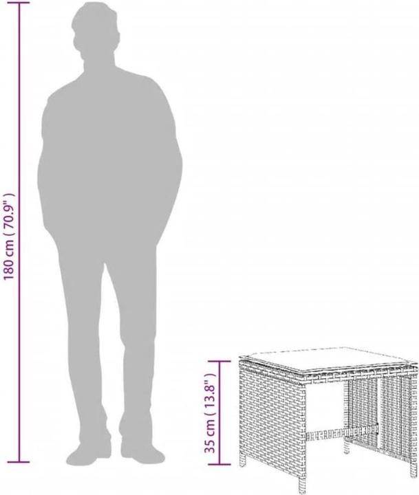 Produktbild vidaXL Gartenhocker