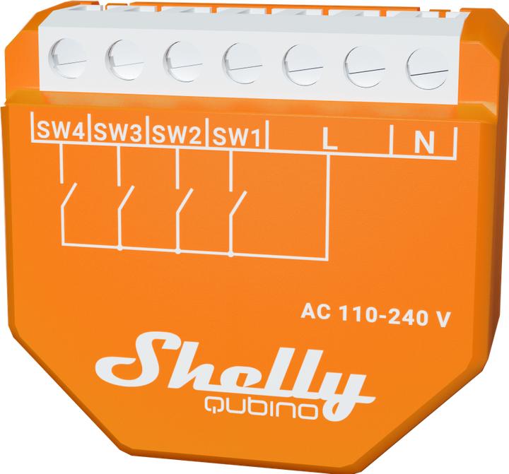 Produktbild Shelly Qubino Wave i4 (Schaltaktor)